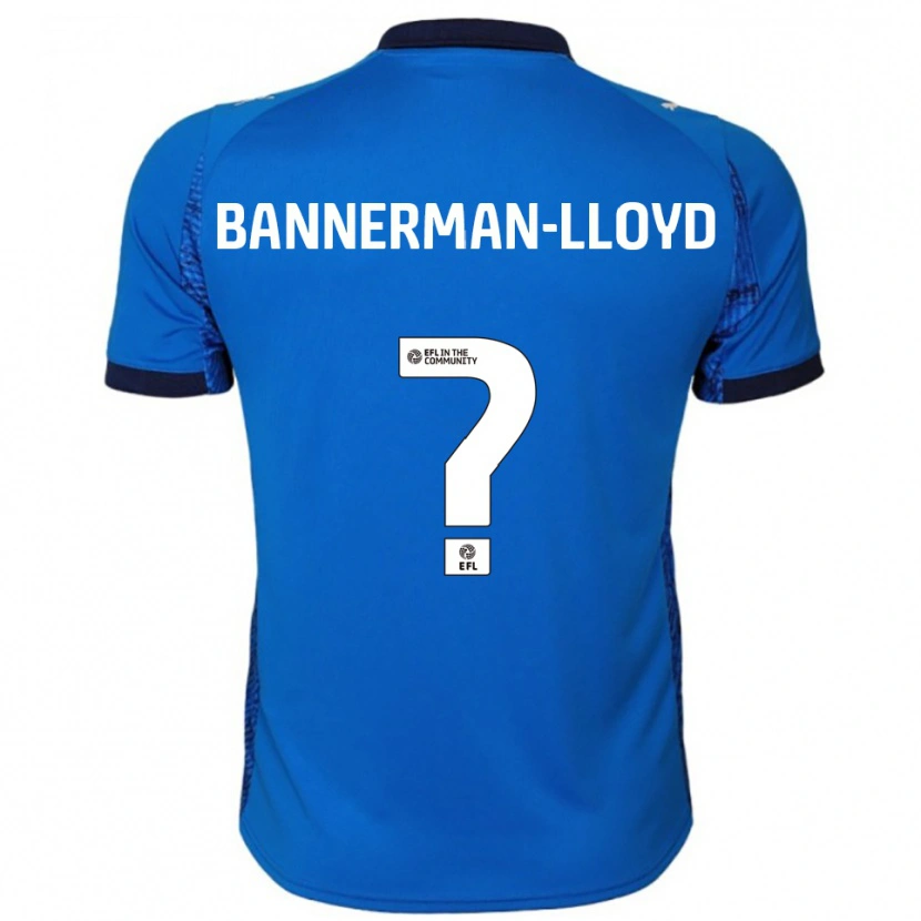 Danxen Niño Camiseta Macey Bannerman-Lloyd #0 Azul Blanco 1ª Equipación 2025/26 La Camisa