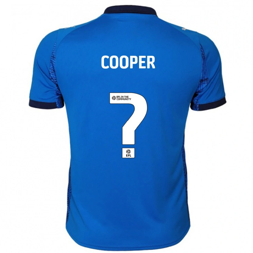 Danxen Niño Camiseta Bronte Cooper #0 Azul Blanco 1ª Equipación 2025/26 La Camisa
