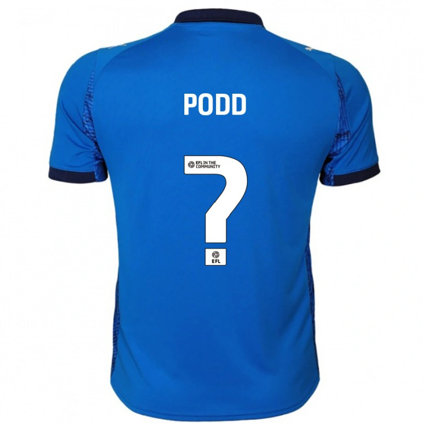 Danxen Niño Camiseta Alicia Podd #0 Azul Blanco 1ª Equipación 2025/26 La Camisa