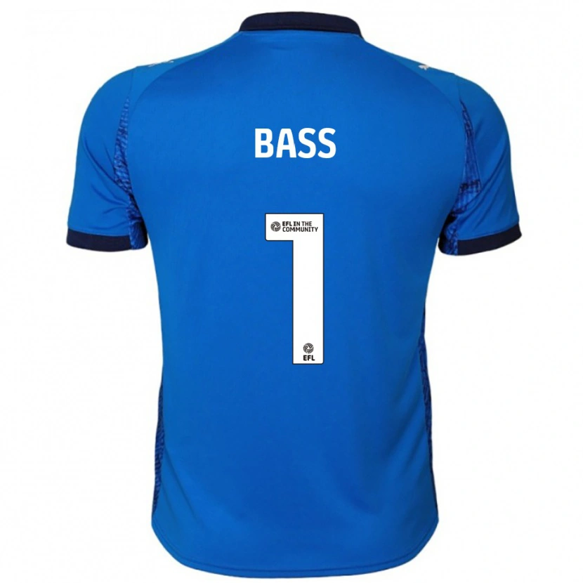 Danxen Niño Camiseta Alex Bass #1 Azul Blanco 1ª Equipación 2025/26 La Camisa