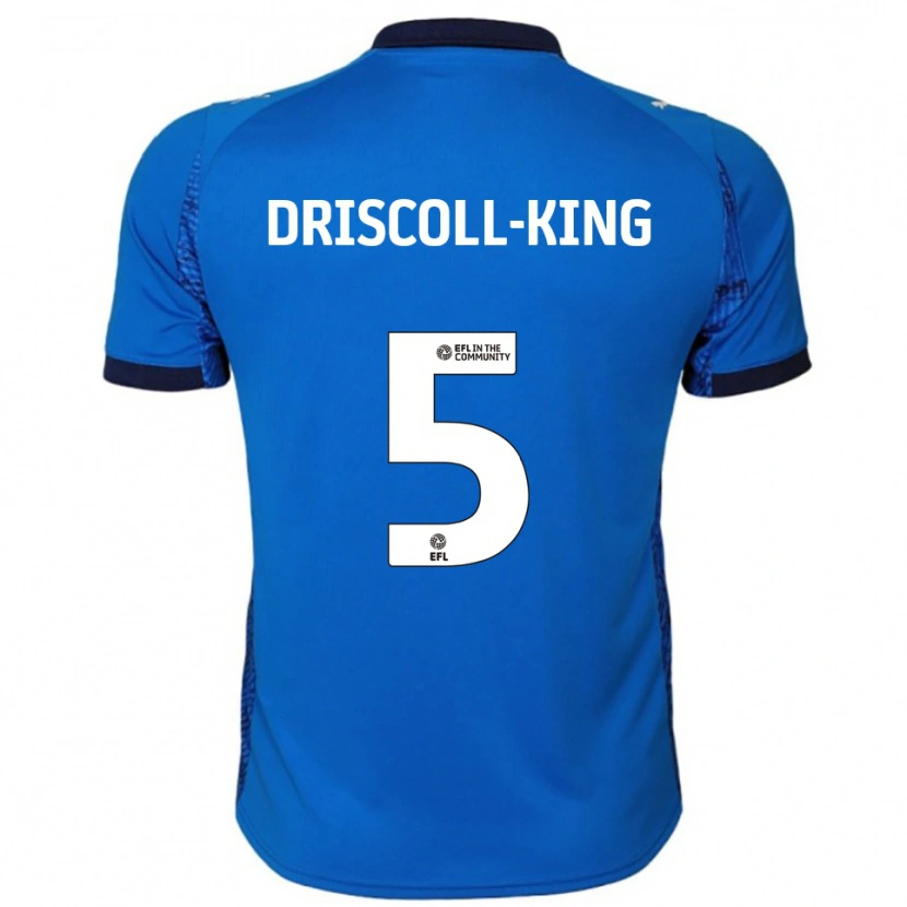 Danxen Niño Camiseta Evie Driscoll-King #5 Azul Blanco 1ª Equipación 2025/26 La Camisa
