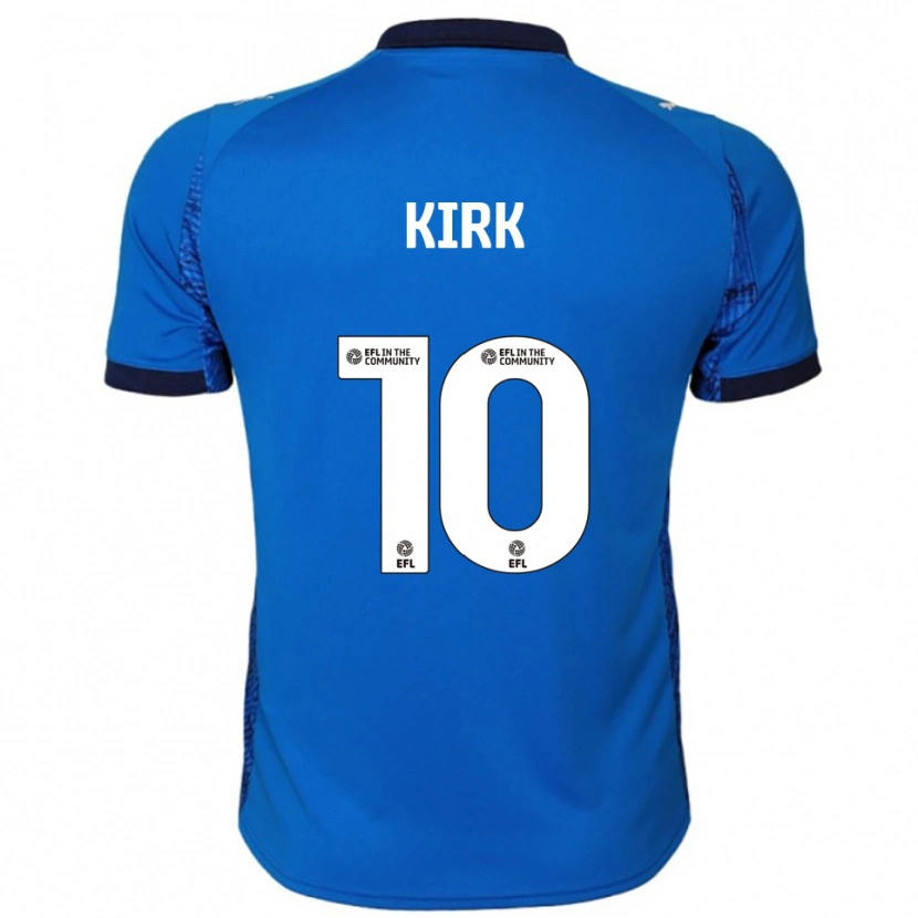 Danxen Niño Camiseta Tara Kirk #10 Azul Blanco 1ª Equipación 2025/26 La Camisa