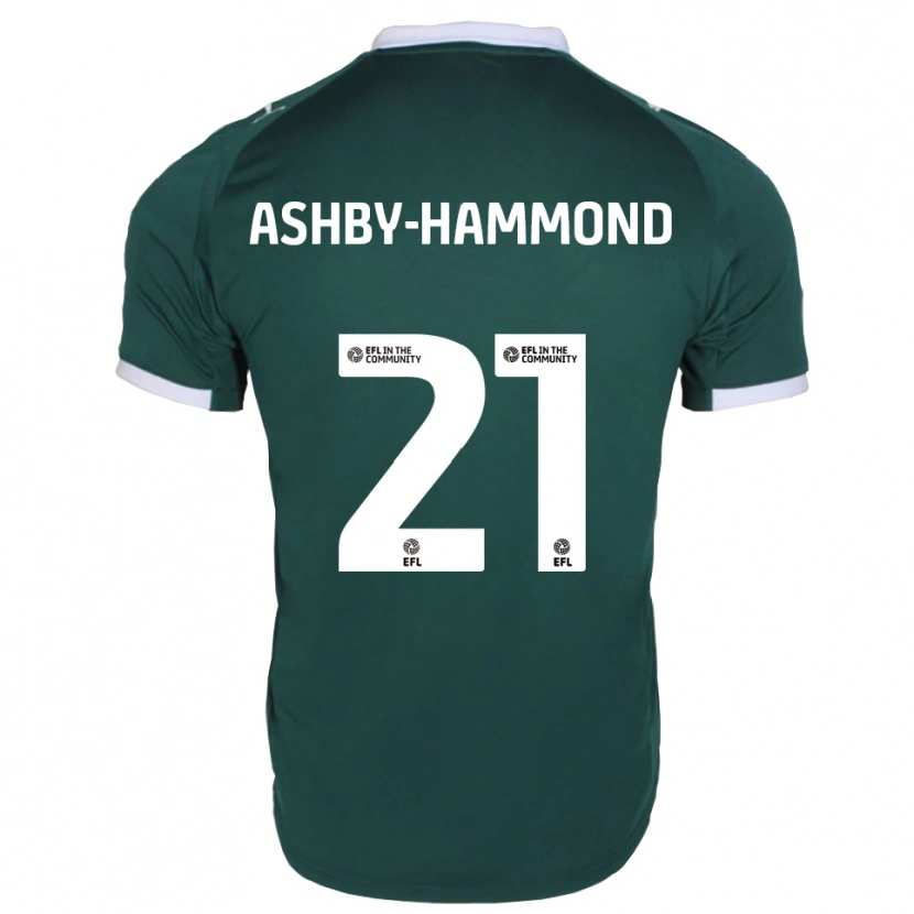 Danxen Niño Camiseta Luca Ashby-Hammond #21 Verde Blanco 1ª Equipación 2025/26 La Camisa