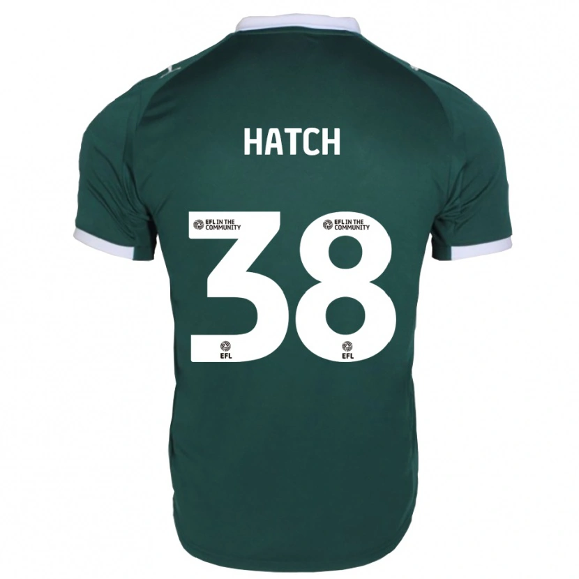 Danxen Niño Camiseta Joseph Hatch #38 Verde Blanco 1ª Equipación 2025/26 La Camisa