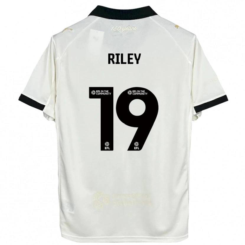 Danxen Niño Camiseta Keeley Riley #19 Blanco Hueso Negro 1ª Equipación 2025/26 La Camisa