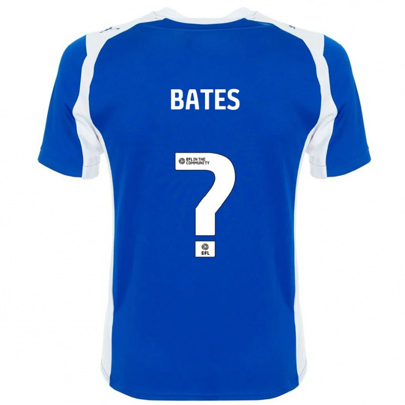 Danxen Niño Camiseta Jack Bates #0 Azul Blanco 1ª Equipación 2025/26 La Camisa