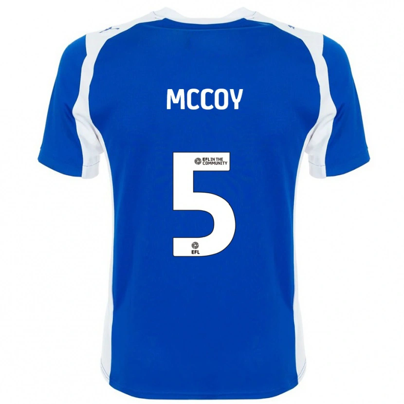 Danxen Niño Camiseta Libby Mccoy #5 Azul Blanco 1ª Equipación 2025/26 La Camisa