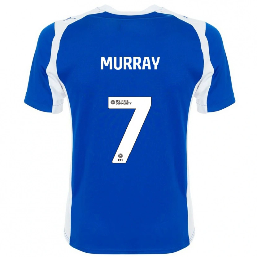 Danxen Niño Camiseta Fraser Murray #7 Azul Blanco 1ª Equipación 2025/26 La Camisa
