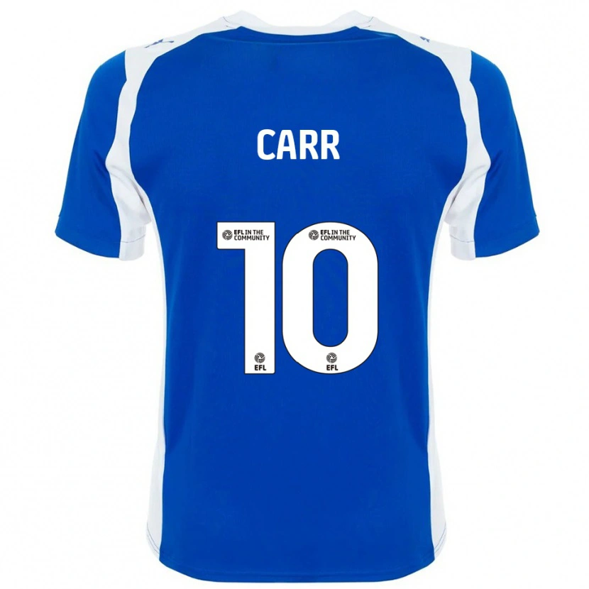 Danxen Niño Camiseta Grace Carr #10 Azul Blanco 1ª Equipación 2025/26 La Camisa