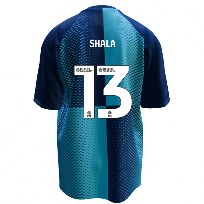 Danxen Niño Camiseta Laurence Shala #13 Azul Celeste 1ª Equipación 2025/26 La Camisa