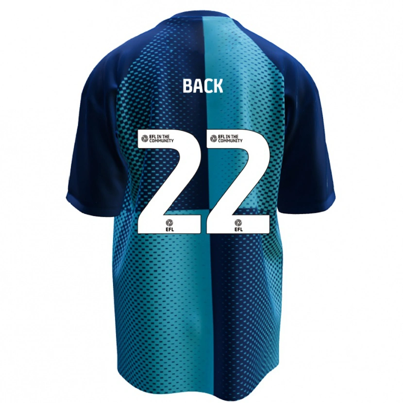 Danxen Niño Camiseta Fin Back #22 Azul Celeste 1ª Equipación 2025/26 La Camisa