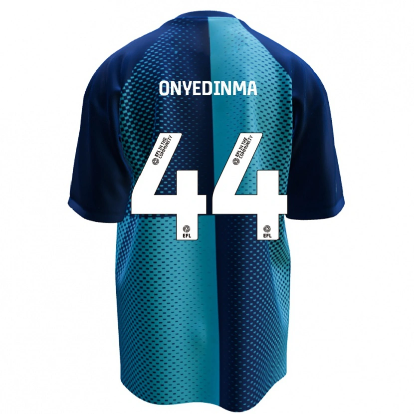 Danxen Niño Camiseta Fred Onyedinma #44 Azul Celeste 1ª Equipación 2025/26 La Camisa