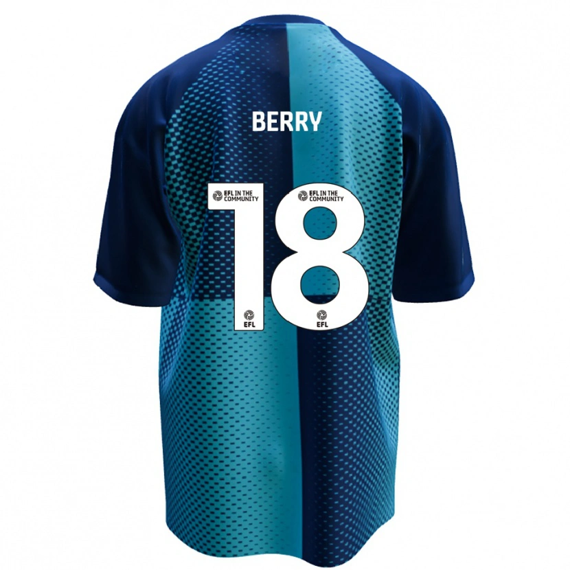 Danxen Niño Camiseta James Berry #18 Azul Celeste 1ª Equipación 2025/26 La Camisa