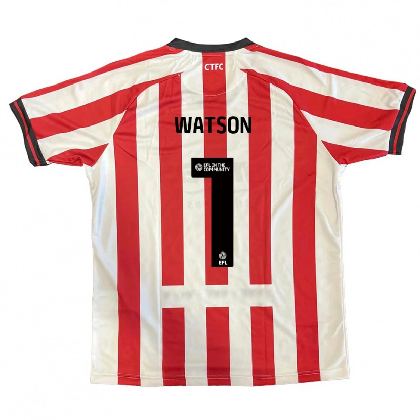 Danxen Niño Camiseta Aimee Watson #1 Rojo Blanco Negro 1ª Equipación 2025/26 La Camisa