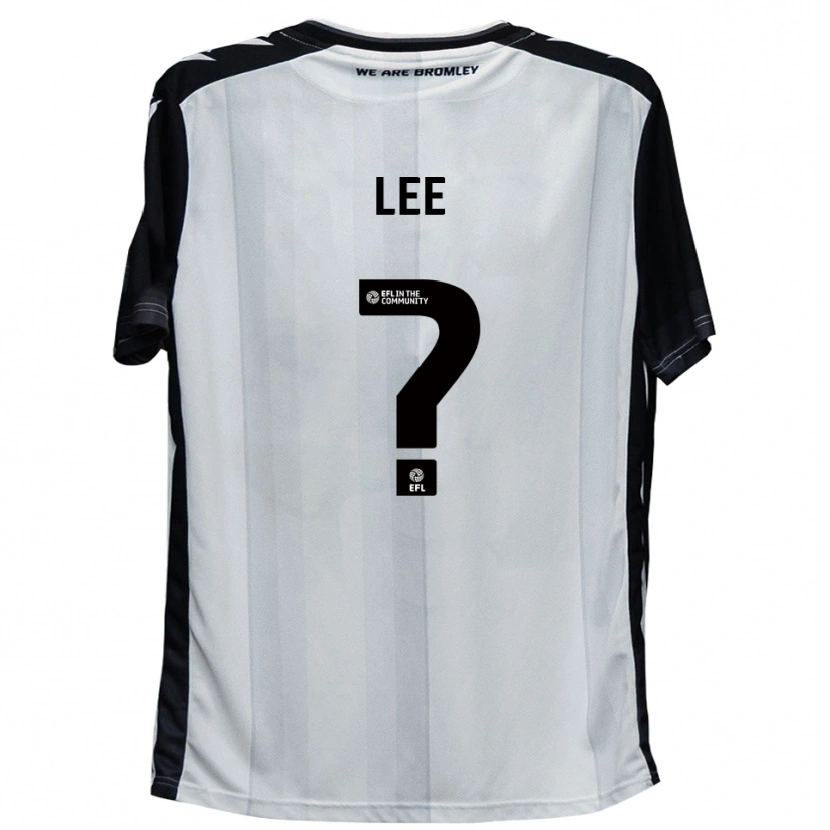 Danxen Niño Camiseta Charlotte Lee #0 Blanco Negro 1ª Equipación 2025/26 La Camisa