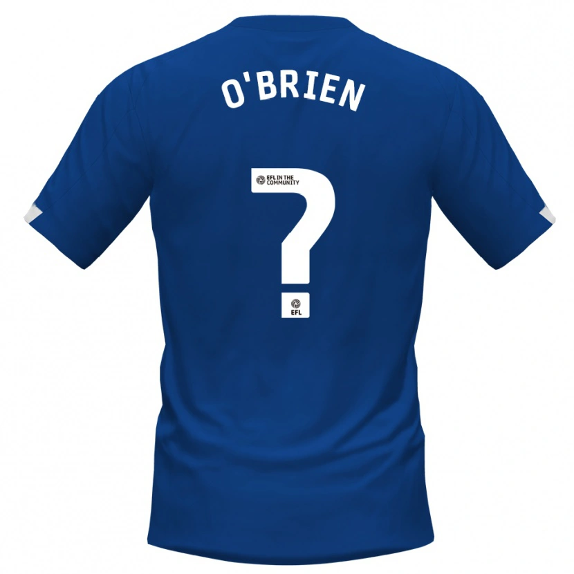 Danxen Niño Camiseta Steph O'brien #0 Azul Blanco 1ª Equipación 2025/26 La Camisa
