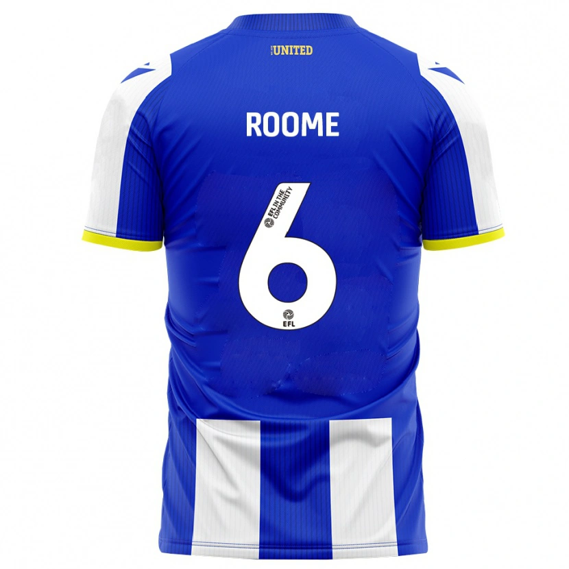 Danxen Niño Camiseta Tahlia Roome #6 Azul Blanco 1ª Equipación 2025/26 La Camisa