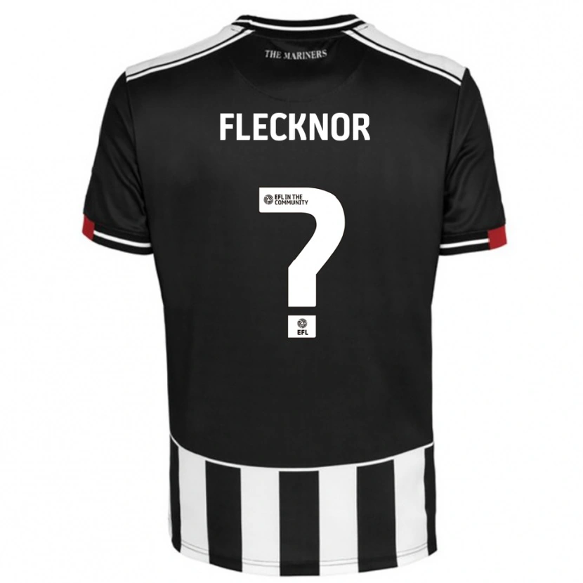Danxen Niño Camiseta Laura Flecknor #0 Negro Blanco Rojo 1ª Equipación 2025/26 La Camisa