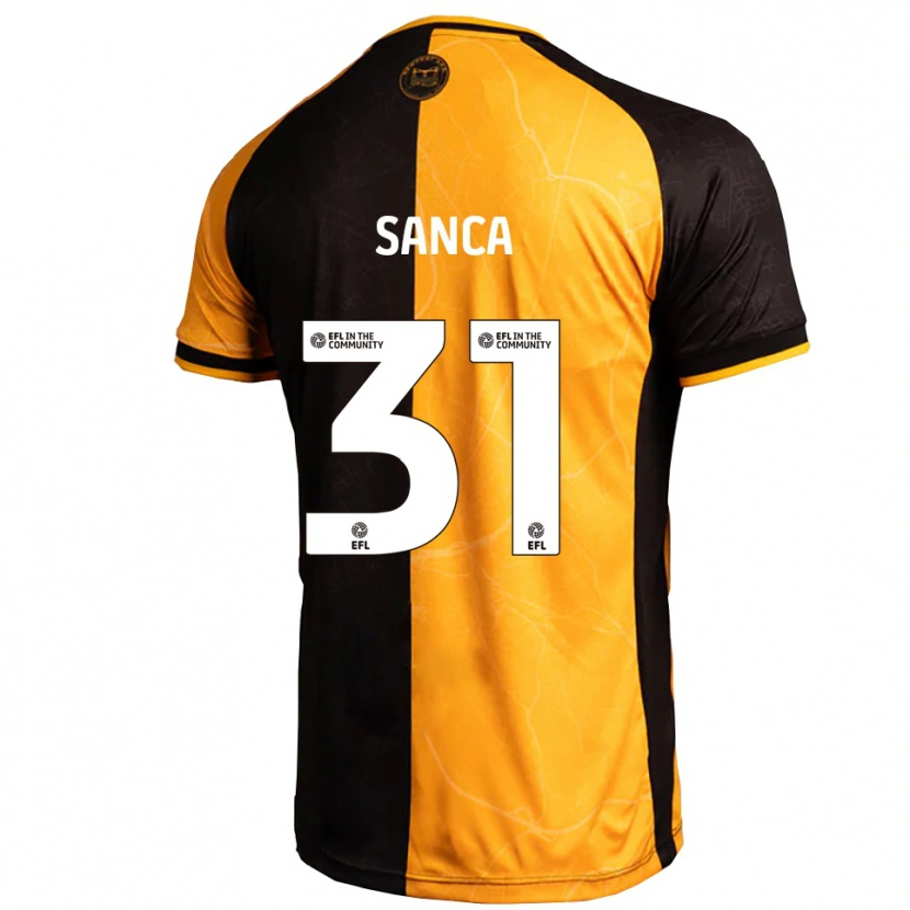Danxen Niño Camiseta Nelson Sanca #31 Amarillo Negro 1ª Equipación 2025/26 La Camisa