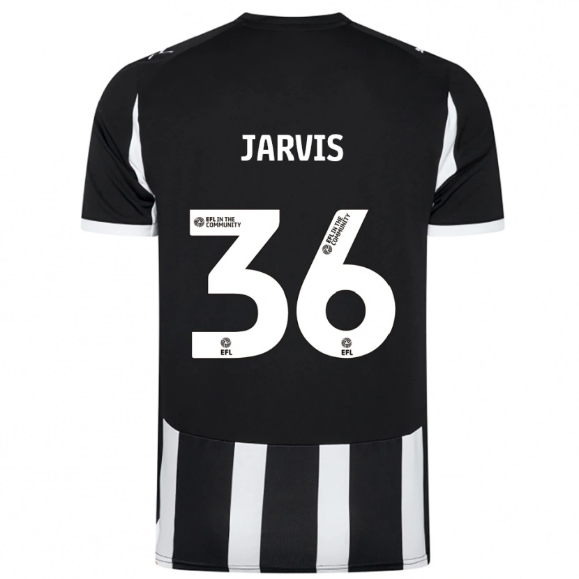 Danxen Niño Camiseta Will Jarvis #36 Blanco Negro 1ª Equipación 2025/26 La Camisa