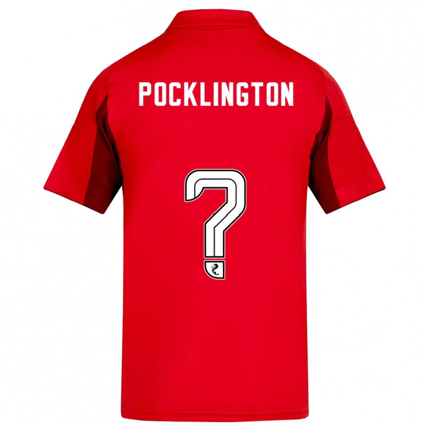 Danxen Niño Camiseta Max Pocklington #0 Rojo Borgoña 1ª Equipación 2025/26 La Camisa