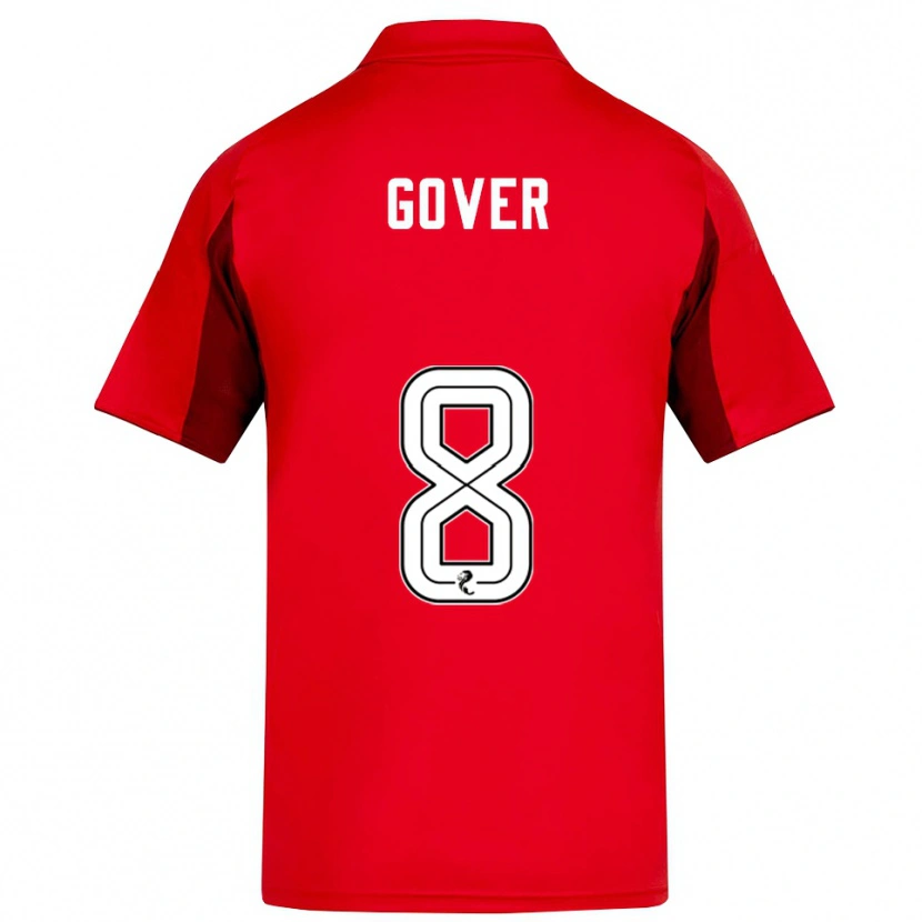 Danxen Niño Camiseta Chloe Gover #8 Rojo Borgoña 1ª Equipación 2025/26 La Camisa