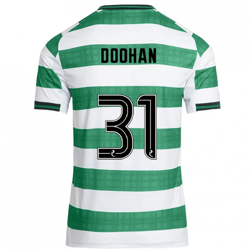 Danxen Niño Camiseta Ross Doohan #31 Verde Blanco 1ª Equipación 2025/26 La Camisa