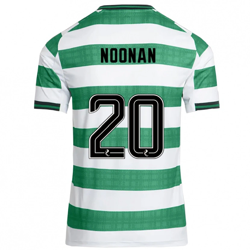 Danxen Niño Camiseta Saoirse Noonan #20 Verde Blanco 1ª Equipación 2025/26 La Camisa