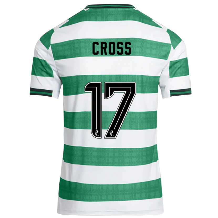 Danxen Niño Camiseta Morgan Cross #17 Verde Blanco 1ª Equipación 2025/26 La Camisa