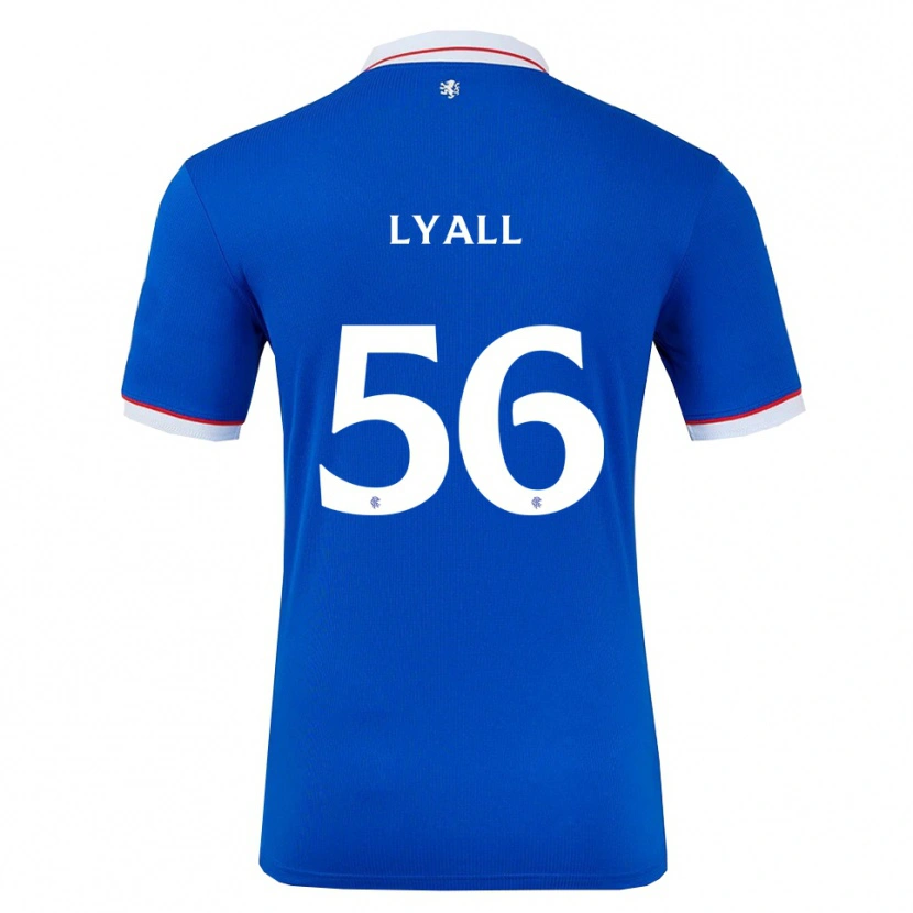 Danxen Niño Camiseta Arron Lyall #56 Azul Blanco 1ª Equipación 2025/26 La Camisa