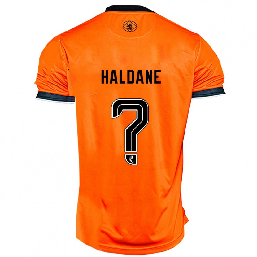 Danxen Niño Camiseta Lewis Haldane #0 Naranja Negro 1ª Equipación 2025/26 La Camisa