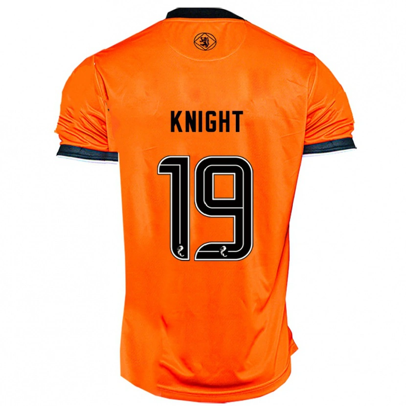 Danxen Niño Camiseta Maya Knight #19 Naranja Negro 1ª Equipación 2025/26 La Camisa