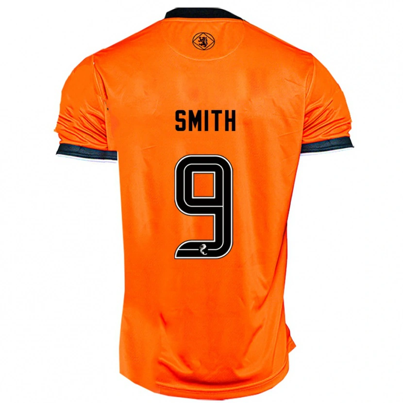 Danxen Niño Camiseta Robyn Smith #9 Naranja Negro 1ª Equipación 2025/26 La Camisa