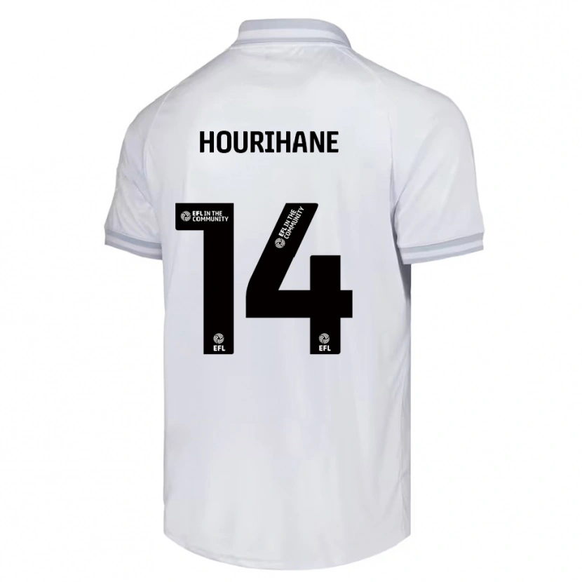 Danxen Niño Camiseta Conor Hourihane #14 Blanco Gris Negro 2ª Equipación 2025/26 La Camisa