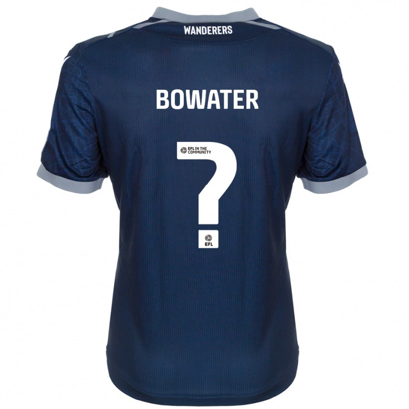 Danxen Niño Camiseta Madison Bowater #0 Azul Marino Gris 2ª Equipación 2025/26 La Camisa