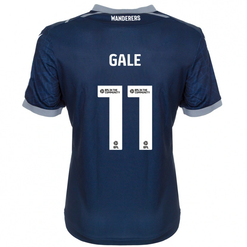 Danxen Niño Camiseta Thierry Gale #11 Azul Marino Gris 2ª Equipación 2025/26 La Camisa