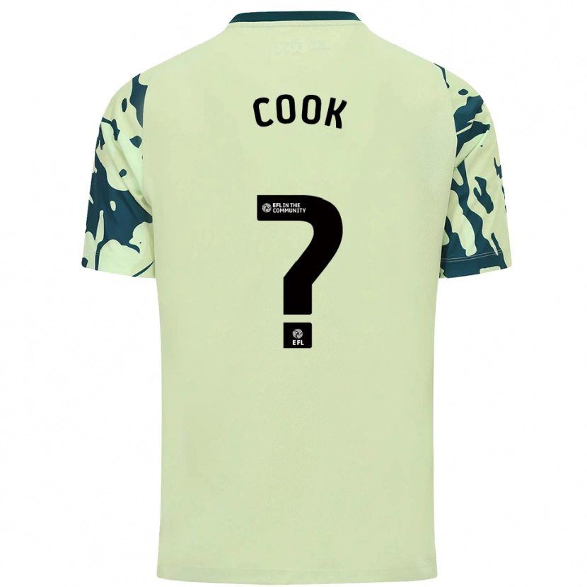 Danxen Niño Camiseta Freddie Cook #0 Verde Oscuro 2ª Equipación 2025/26 La Camisa