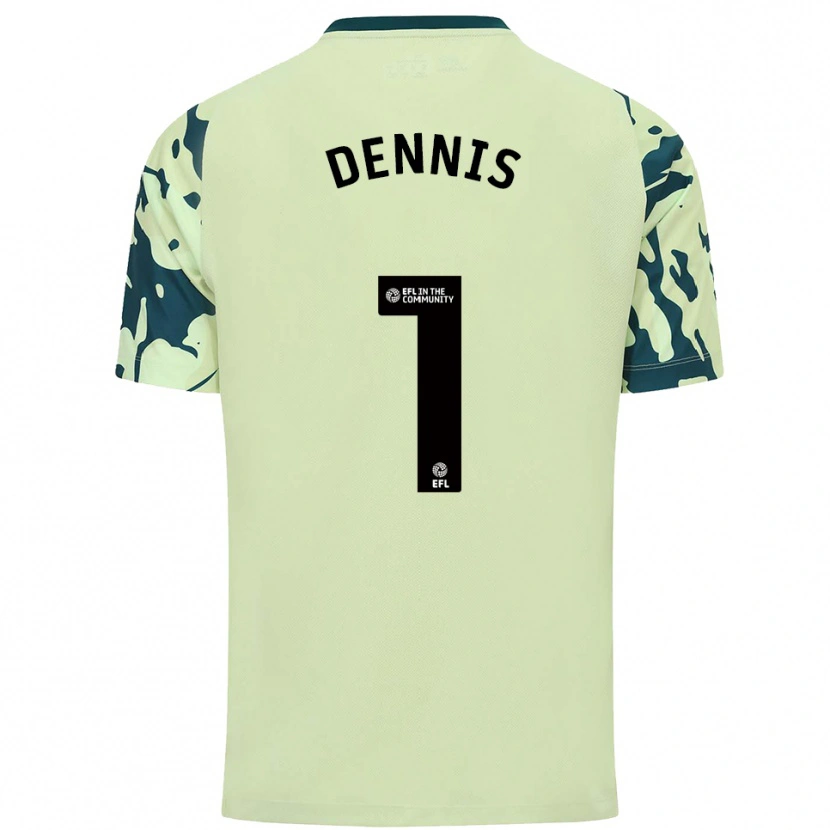 Danxen Niño Camiseta Jake Dennis #1 Verde Oscuro 2ª Equipación 2025/26 La Camisa