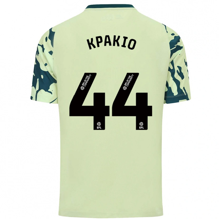 Danxen Niño Camiseta Ronan Kpakio #44 Verde Oscuro 2ª Equipación 2025/26 La Camisa