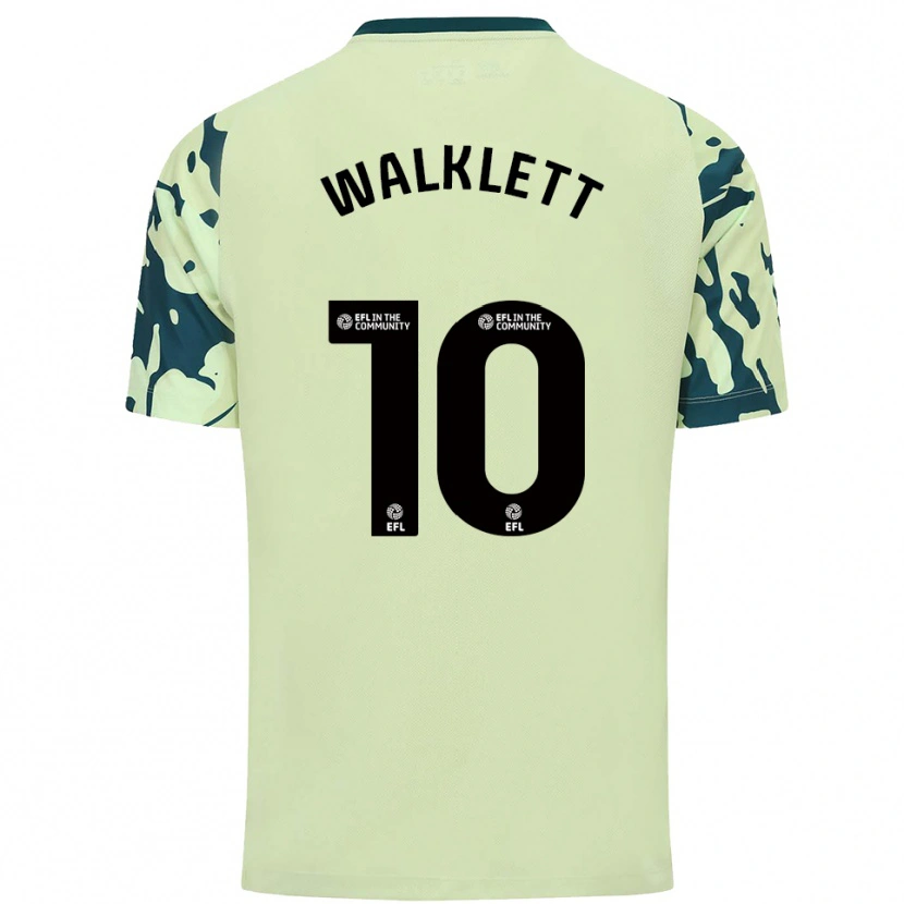 Danxen Niño Camiseta Kerry Walklett #10 Verde Oscuro 2ª Equipación 2025/26 La Camisa
