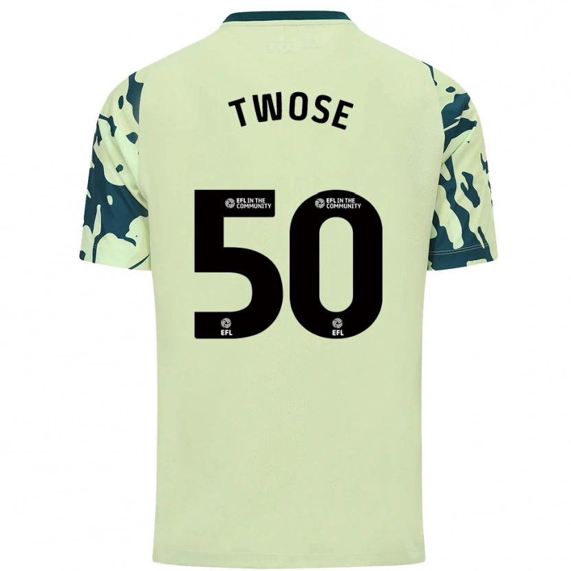 Danxen Niño Camiseta Cody Twose #50 Verde Oscuro 2ª Equipación 2025/26 La Camisa