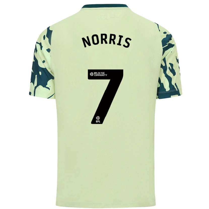 Danxen Niño Camiseta Jacob Norris #7 Verde Oscuro 2ª Equipación 2025/26 La Camisa
