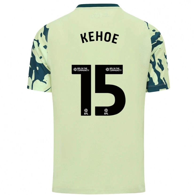 Danxen Niño Camiseta Molly Kehoe #15 Verde Oscuro 2ª Equipación 2025/26 La Camisa