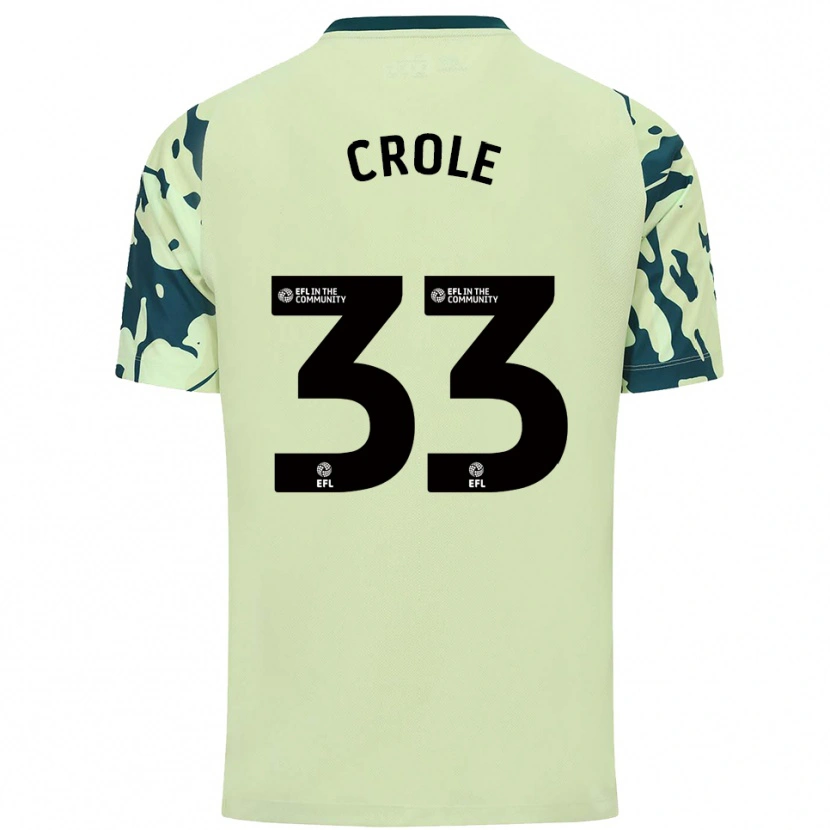 Danxen Niño Camiseta James Crole #33 Verde Oscuro 2ª Equipación 2025/26 La Camisa