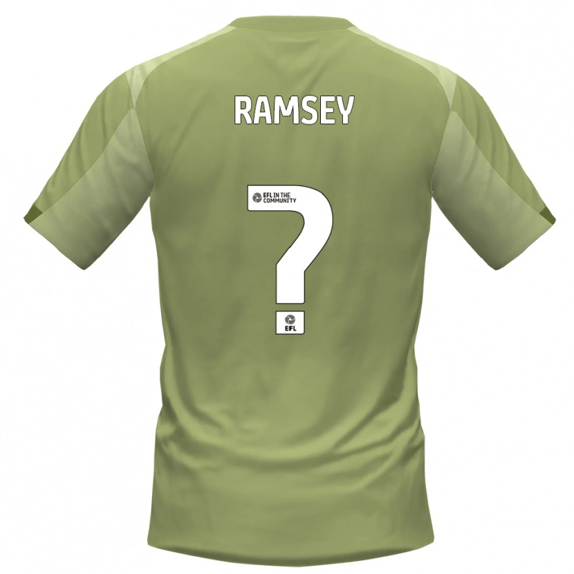 Danxen Niño Camiseta Tommy Ramsey #0 Salvia Champán 2ª Equipación 2025/26 La Camisa
