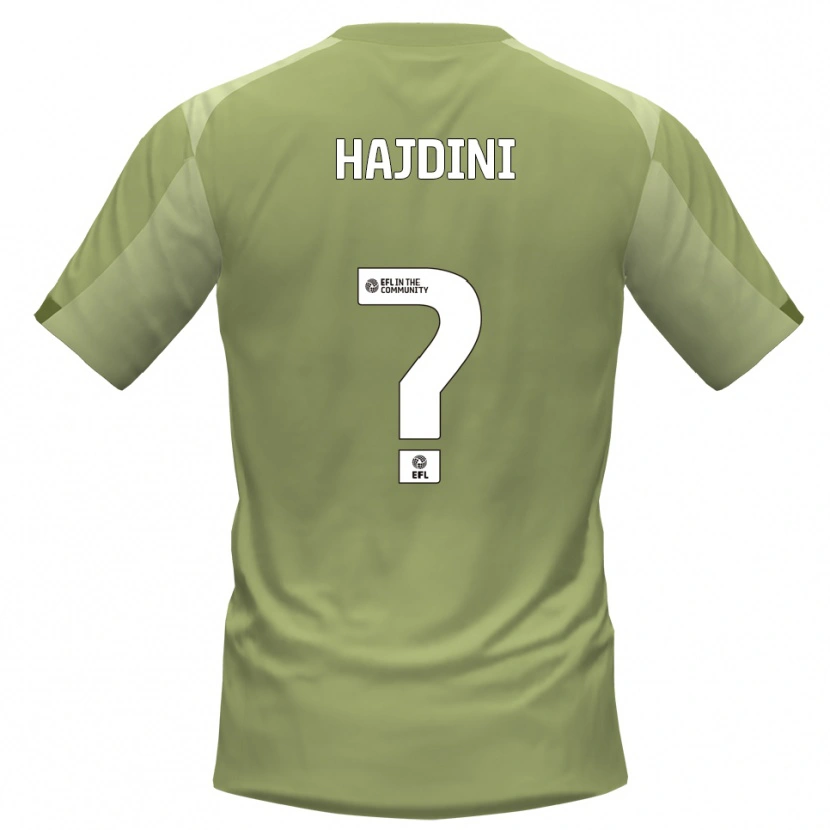 Danxen Niño Camiseta Anduan Hajdini #0 Salvia Champán 2ª Equipación 2025/26 La Camisa