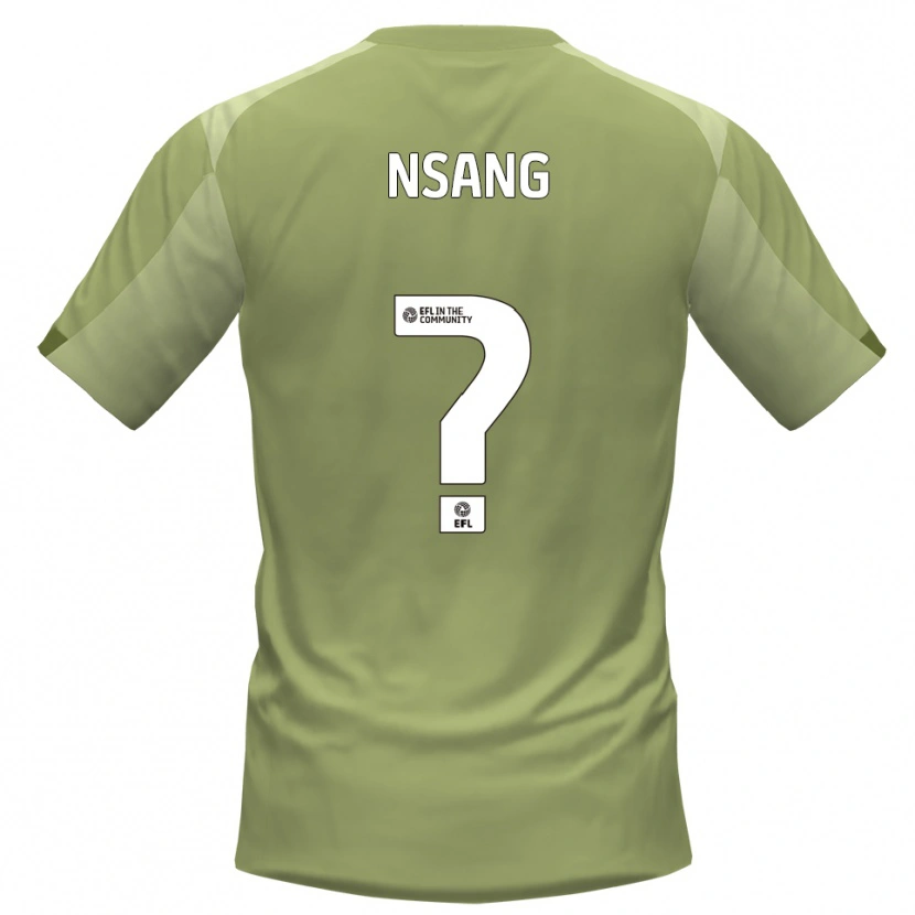 Danxen Niño Camiseta Claudio Nsang #0 Salvia Champán 2ª Equipación 2025/26 La Camisa
