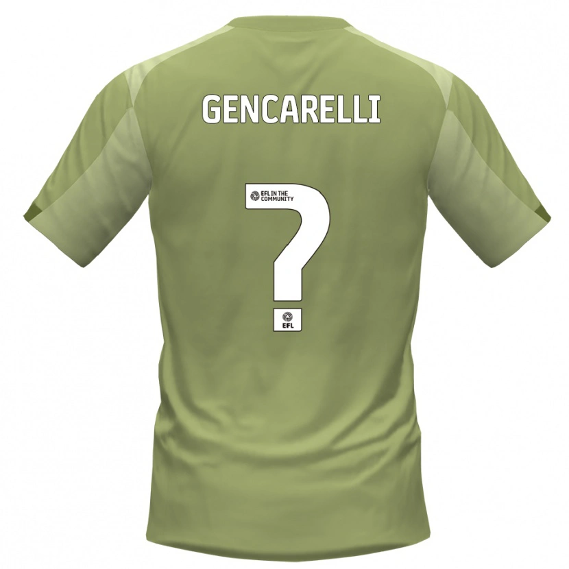 Danxen Niño Camiseta Tayla Gencarelli #0 Salvia Champán 2ª Equipación 2025/26 La Camisa