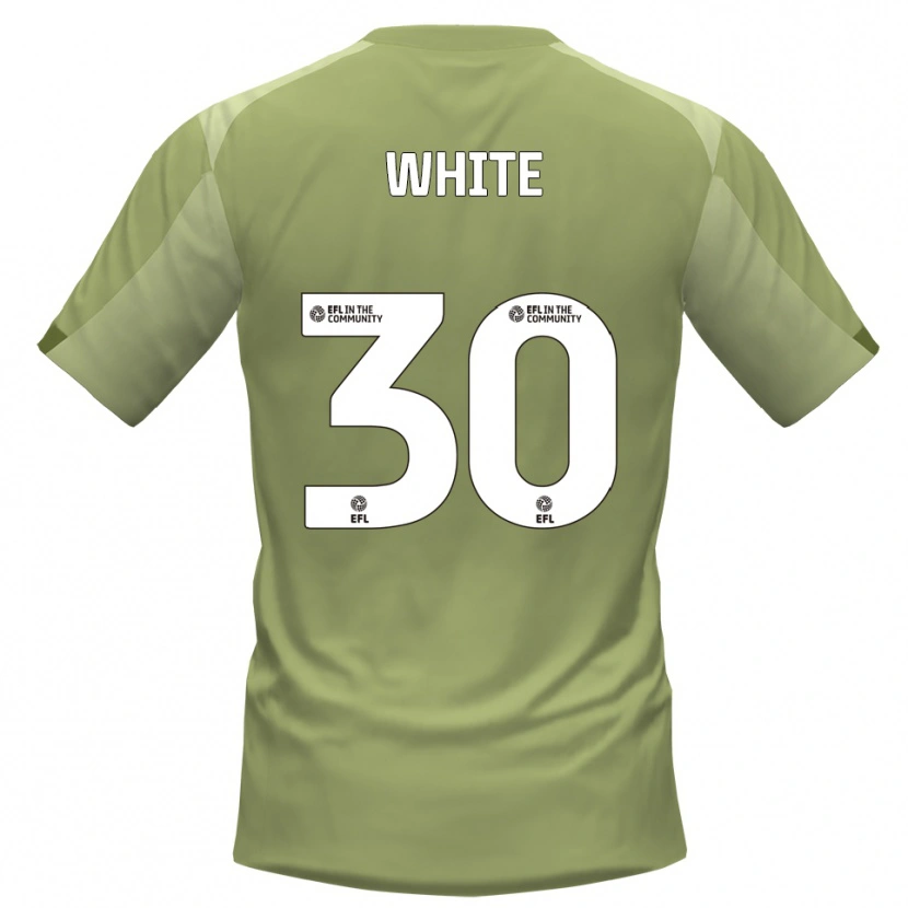 Danxen Niño Camiseta Joe White #30 Salvia Champán 2ª Equipación 2025/26 La Camisa