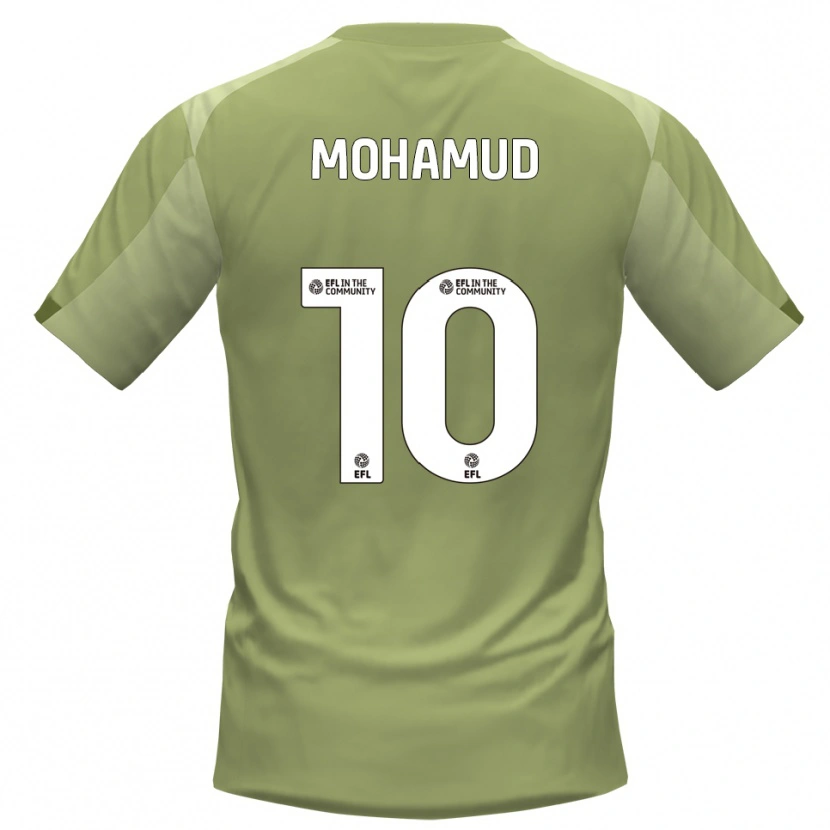 Danxen Niño Camiseta Abdi Mohamud #10 Salvia Champán 2ª Equipación 2025/26 La Camisa